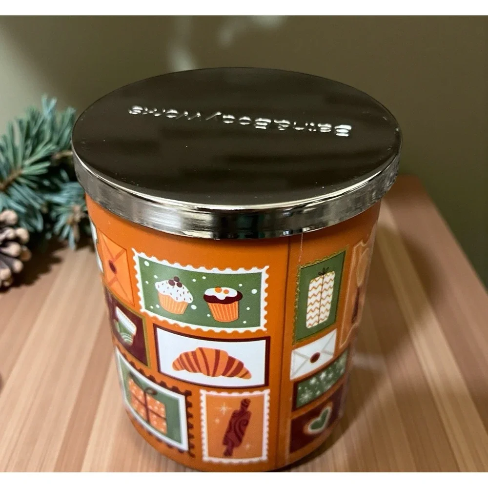 Bath & Body Works Single Wick Candle Cookie‎ Butter Truffle Soy Wax Holiday Gift
